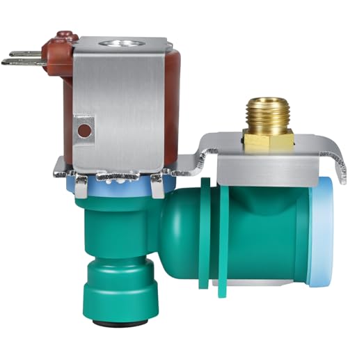 W10238100 WPW10238100 W10498992 Refrigerator Water Inlet Valve Compatible with Whirlpool Kitchen-Aid Kenmore May-tag Ikea Refrigerator Replacement for W11451511 AP6017532 IMV-8100 K-77473 S-86-QC N