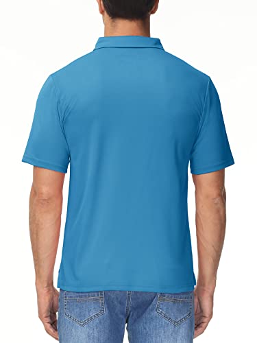 Tacvasen Mens Polo Shirts Short Sleeve Athletic Polo Shirt For Men Collar Shirts For Men Golf Shirts For Men Dry Fit Short Polo For Men Quick Dry Polo Shirts For Men Moisture Wicking T Shirts For Men #TOP3