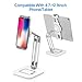 Vanconwey Tablet Stand,Phone Stand,Adjustable Height and Angle Folding Aluminum,Suitable for Desktop use, Compatible with 4.7-12.9