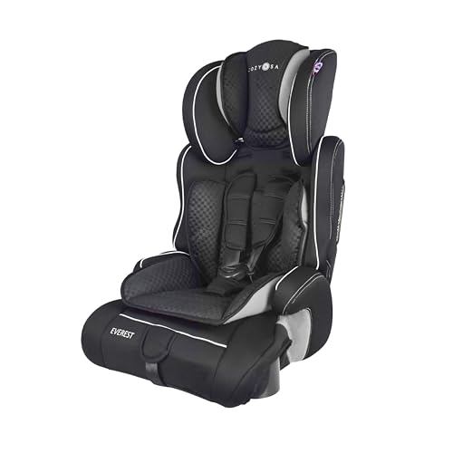 Cozy N Safe Everest Group 1-2-3, Convertible Multi Stage Child Car Seat (9 Months -12 Years) Black/Grey