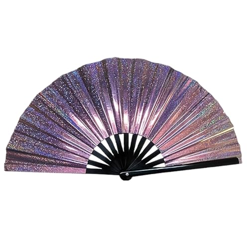 GkgWuxf Dansen Popping Fan Dansende Zak Fan | Draagbare Popping Fan - Lichtgewicht Performance Benodigdheden voor Carnaval, Regenboog Outfits, Disco Party
