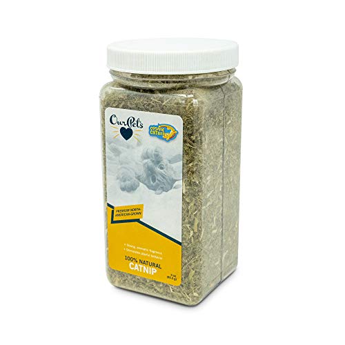 Our Pets Premium Catnip - 3 Oz Jar Of High Potency Catnip - 100% North American Grown. #TOP5