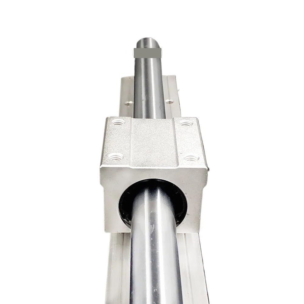 1 Linear Guide Rail R12 + 2 R12UU Blocks, 12mm R12-600-800mm(650mm)