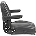 A & I Universal Lawn Mower Seat - Black, Model# V-930