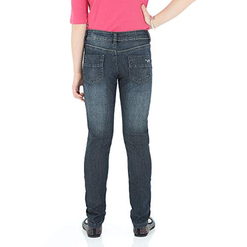 Wrangler Girl’s True Spirit Super Skinny Denim Jean Pull-On Jeggings, Regular Fit (Static Blue Medium Wash)2