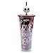 Silver Buffalo Disney The Nightmare Before Christmas Misfit Love Featuring Jack Skellington and Sally Plastic Cold Cup with Lid and Straw Topper, 24 Ounces