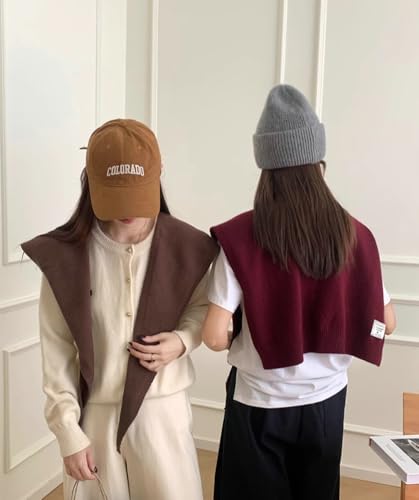 Women's Fashion Knitted Shawl Travel Casual Scarf Cape Shoulder Tops Fashion Wrap Soft Warm Cover Up 20252