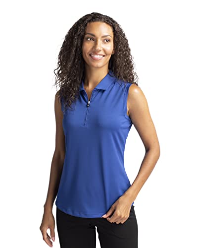 Tricot Femme Cutter & Buck Bleu L contre le froid printanier