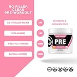 Honey Badger Pre Workout Powder, Keto Vegan Preworkout for Men & Women, Beta Alanine & Caffeine, Sugar Free Natural Energy Supplement, Pink Lemonade, 30 Servings - Image 2
