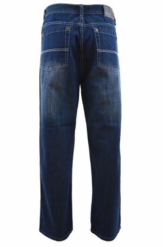 Men RURACO Relaxed Straight Wide Leg Jeans 28-384