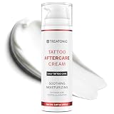 Tattoo Aftercare Cream for Soothing & Moisturizing: Healing & Soothing Aftercare Lotion for Microneedling, Microblading & Piercing - Tattoo Skin Care for New & Old Tattoos - 5 oz / 150ml