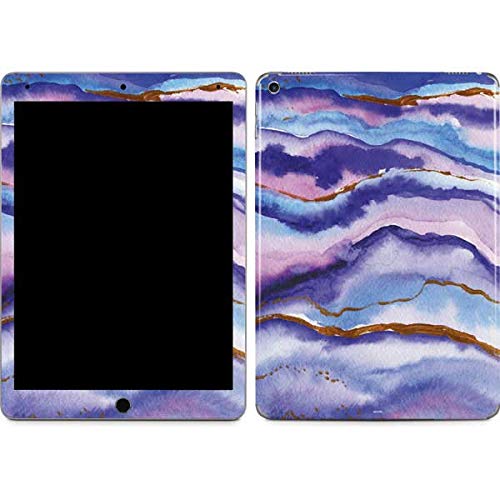 Skinit Decal Tablet skin compatible with iPad Air - Officially Licensed Blue Violet Watercolor Geode Design