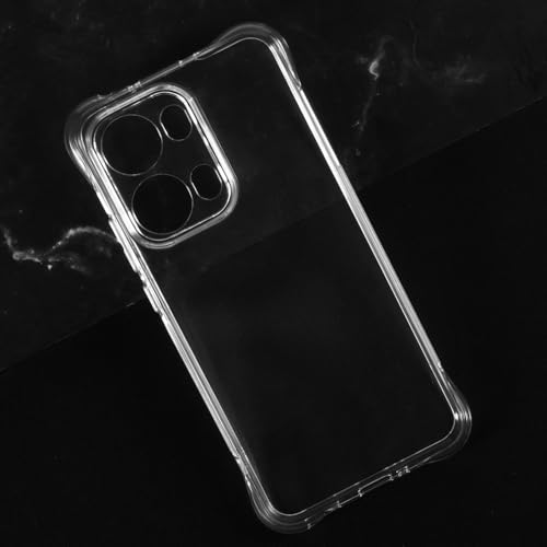 Image of for [Oppo Reno 13] Case,[Oppo Reno 13] Phone Back Case Cover Clear Transparent Corners TPU Shock-Absorption Flexible Cell Phone Cover for [Oppo Reno 13] - Transparent
