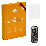 atFoliX Bildschirmfolie kompatibel mit Emporia Eco Schutzfolie, entspiegelnde & stoßdämpfende FX Folie (3X)
