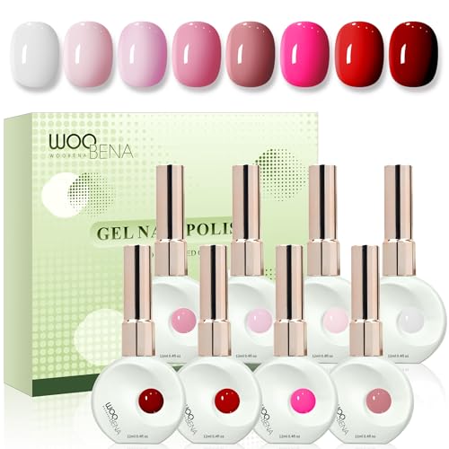 Set de 8 esmaltes de gel para uñas miniatura 1