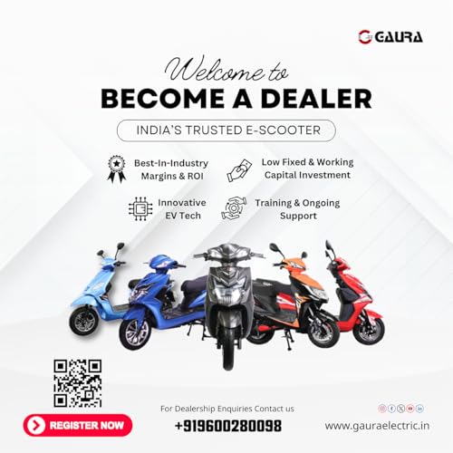 Image of Gaura G6 (Mat Blue) | High-Speed EV | 100-140 km Range, 64V 52Ah, 4-5 Hr Charging, CBS Disc Brakes | fast electric scooter