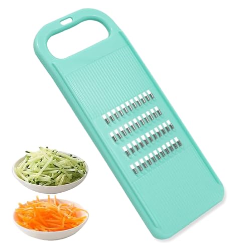 Plastic Kitchen Grater with Stainless Steel Blades