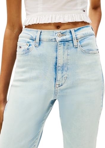 Tommy Jeans Damen Jeans Hose Sylvia Skinny Fit, Blau (Denim Ultra Light), 26W/32L – Ansicht 3