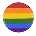 TRIXES Regenbogen-Pin Rainbow Anstecknadel LGBT Support Peace Gay Pride Diversity Abzeichen