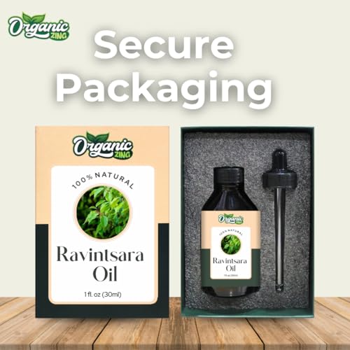 Image of Organic Zing Ravintsara (Cinnamomum camphora) Oil |Pure & Natural Essential Oil for Aroma, Skincare & Massage- 30ml /1.01fl oz