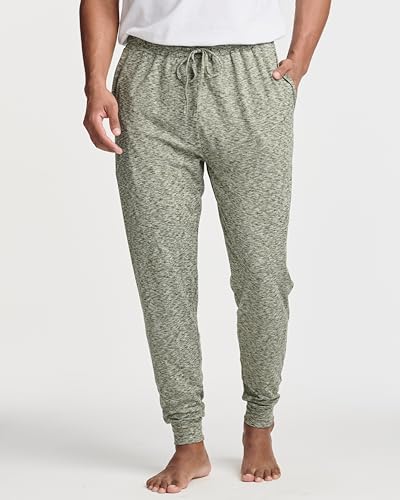 Image of Real Essentials 3 Pack: Men's Soft Lounge Sleep Joggers - Pajama Pants Drawstring & Pockets (Available in Big & Tall)