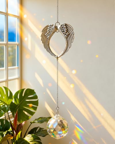 Sun Catcher with 40mm Crystal, Sympathy Gifts for Loss of