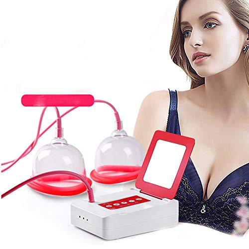 Electric Breast Massager Double Cups Breast Sucking Massage Pump Breast Lifting and Enhancing