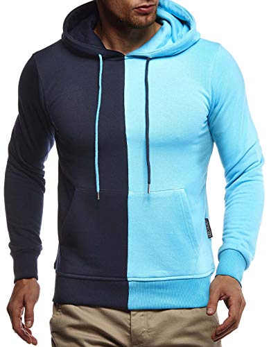 Leif Nelson Men's Hoodie Longsleeve Pullover Sweatshirt Sweater Jacket For Men Slim Fit LN-83372
