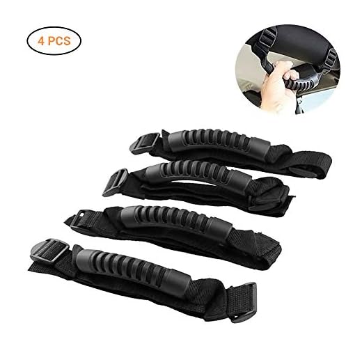 Surenhap Accesorio para Manillar Jeep Accesorio para Barra de sujeción para Jeep Wrangler YJ TJ JK Sahara Freedom Sports Rubicon X Unlimited 1995-2018