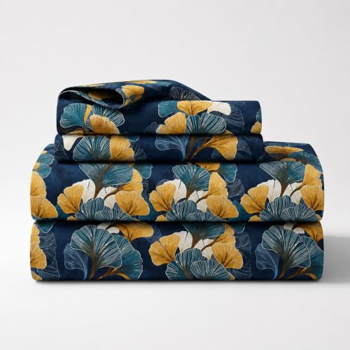 Image of Vram Premium Heavy Cotton Flat Bedsheets with 2 King Size Pillow Covers || Double Bed 350 TC || 90 x 100 Inch King Size Flat || :- Green Mushroom