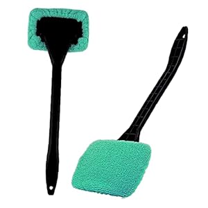 WINDSHIELD BRUSH – Car Windscreen Cleaner Tools From Inside Window Glass Cleaning Tools Great for Fog & Moisture Removal…
