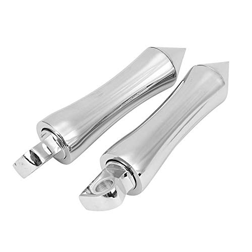 INNOGLOW Motorcycle Foot pegs Footrest footpegs Chrome Pirate Spike Male Mount Footpegs For Harley Davidson Softail Sportster Dyna Touring