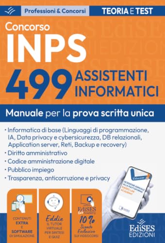 Concorso 499 Assistenti Informatici INPS: manuale per la prova scritta