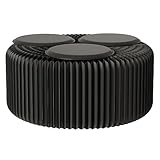 【Design pliable】 : Ce fauteuil accordéon en papier se plie facilement, optimisant ainsi son rangement. Parfait pour les fêtes et les repas décontractés, il se déplie et se replie en un clin d'œil.