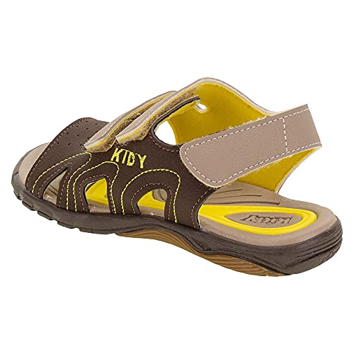 SANDÁLIA INFANTIL MASCULINA WAVE KIDY - 0510 - TAUPE - 26
