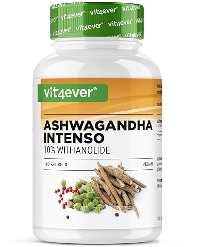 Ashwagandha - 180 capsule con 750 mg di estratto...