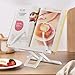 Book Stand for Reading, Adjustable Large Book Stand for Reading, Cookbook, Music Scores, Laptop & Tablet - Includes Kitchen Conversion Chart
