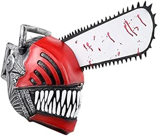 コスプレ道具 に適合する デンジ ヘルメット 電気ソーの追加購入が可能 被り物 お面 鋸 電気ソー ラテックスマスク 武器 仮装 ヘルメット (ヘルメット) S3087