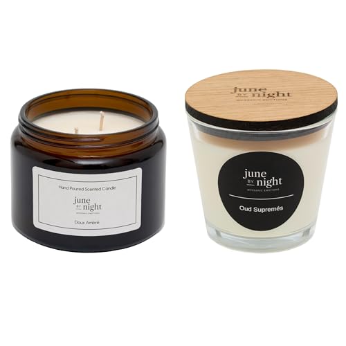 juneBYnight Premium Duftkerzen Geschenkset | Natürliche handgemachte...