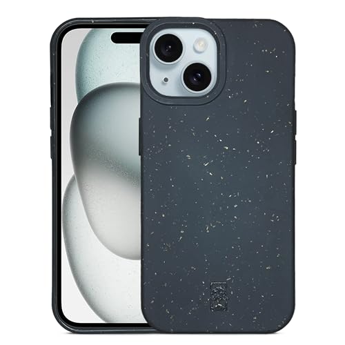 EcoEncase Biodegradable iPhone 15 Case, Plastic Free Eco Friendly Mobile Phone Case, Compostable, Zero Waste (Black) EcoEncase Biodegradable iPhone 15 Case, Plastic Free Eco Friendly Mobile Phone Case, Compostable, Zero Waste (Black)