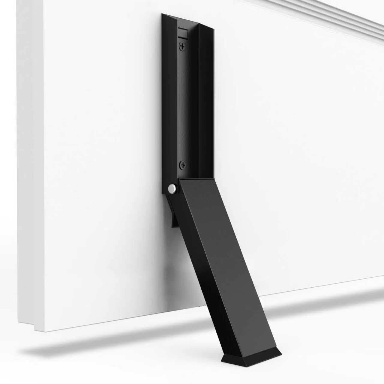 Butée de bruit sous la porte et amortisseur acoustique de sol noir