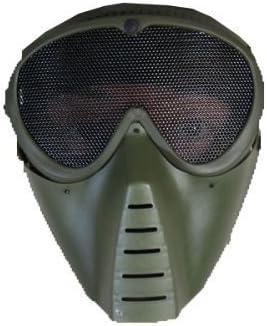 Amazon 防護ゴーグル マスク ゴーグル フルフェイスタイプ メッシュ フェイスガード 緑色 オリーブドラブ Od フェイスマスク 通販