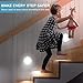 Mlambert 4 Pack Motion Sensor LED Night Light, Cordless Battery-Powered Stick-on Magnet Closet Lights, Safe Lights for Stairs, Cabinet, Cool White