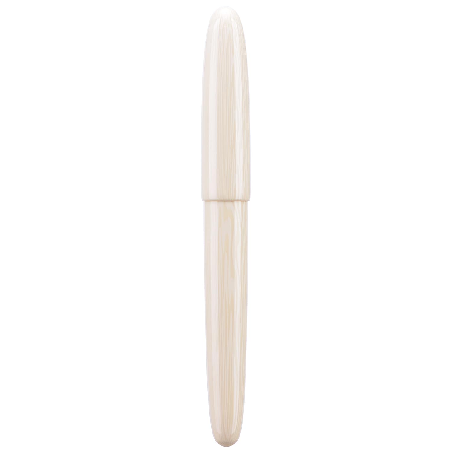 Asvine C80 Fountain Pen #8 Medium Nib Large Handcraft Pen with Converter Pen Box Collection Set (Ivory)