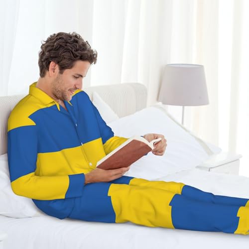 Ensemble pyjama Ukraine imprimé de haute qualité avec col cranté
