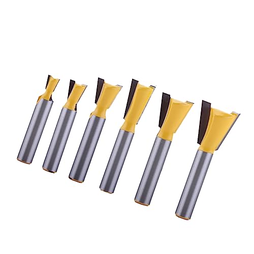 NUOBESTY 6piezas Cuchillo De De Milano Fresa Para Tallado Madera Herramienta De Corte Mango Para Máquina De Grabado