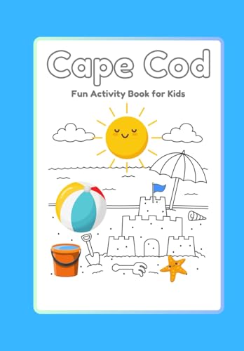 Cape Cod Fun Activity Book for Kids (Fun Activity Books for Kids)