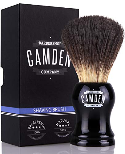 EINFÜHRUNGSANGEBOT ? Rasierpinsel von Camden Barbershop Company ? Vegan Badger 2.0 ? für die Nassrasur ? veganes Dachshaar