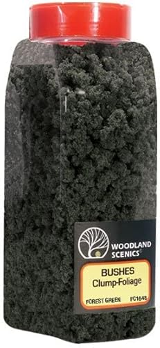 Woodland Scenics Bosque arbustos verdes agrupamiento 32 oz Shaker