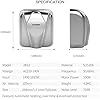 anydry 2812 Händetrockner für Gewerbe elektrischer Sensor Stilvolles Design Edelstahl-Finish